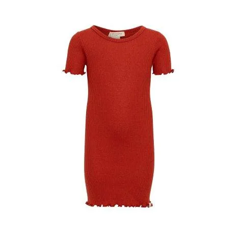 Dress Bird Silk Poppy Red - minimalisma