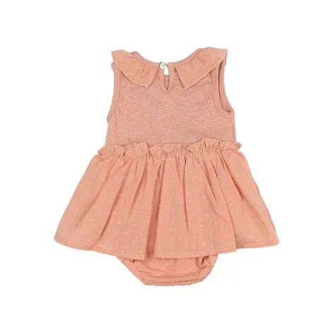 Plumeti Rose Clay baby dress - Buho