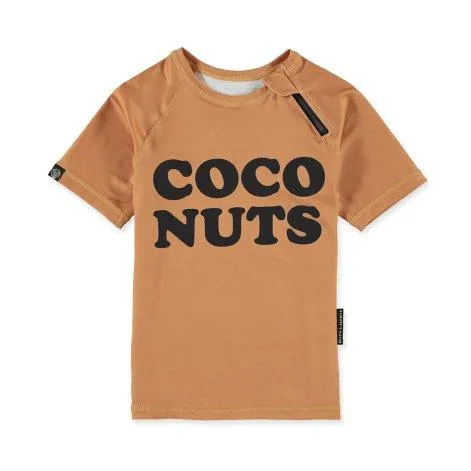 UPF 50+ Coco Nuts Caramel swim shirt - Beach & Bandits