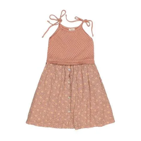 Kleid Flower Dots Rose Clay - Buho