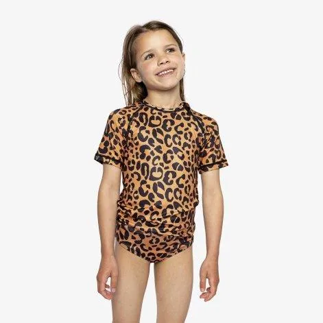 Swim shirt UPF 50+ Coco Leopard Caramel - Beach & Bandits