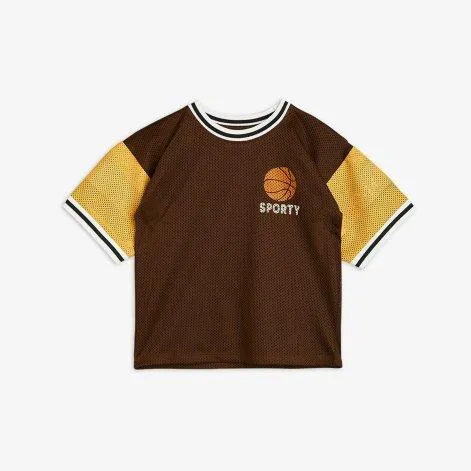Basket Brown T-shirt - Mini Rodini