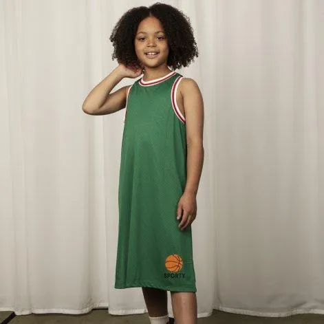 Kleid Basket Green - Mini Rodini