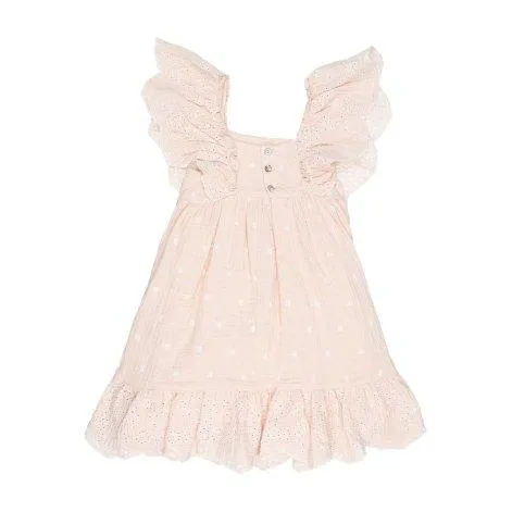 Kleid Embroidery Light Pink - Buho