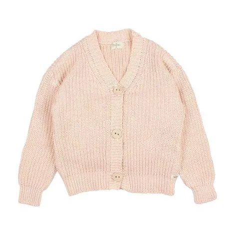 Veste en tricot Cotton Light Pink - Buho