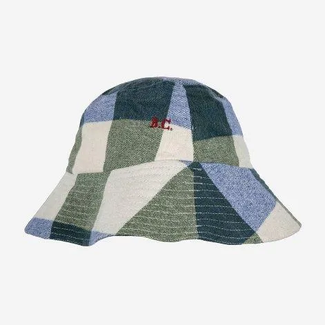 Mütze Bleu marine à carreaux - Bobo Choses