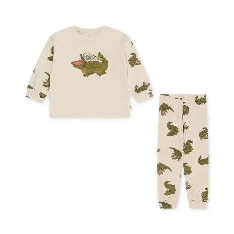 Pyjama Set Gio Gots Crocodile - Konges Sløjd