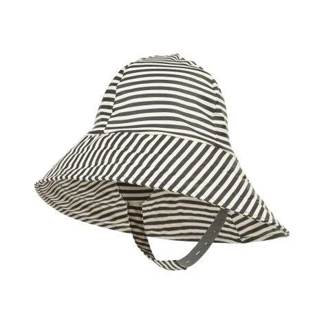 Adi Blue Dew Stripe rain hat - MarMar Copenhagen