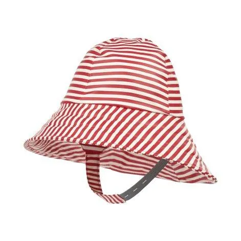 Adi Red Dew Stripe rain hat - MarMar Copenhagen