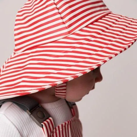 Chapeau de pluie Adi Red Dew Stripe - MarMar Copenhagen