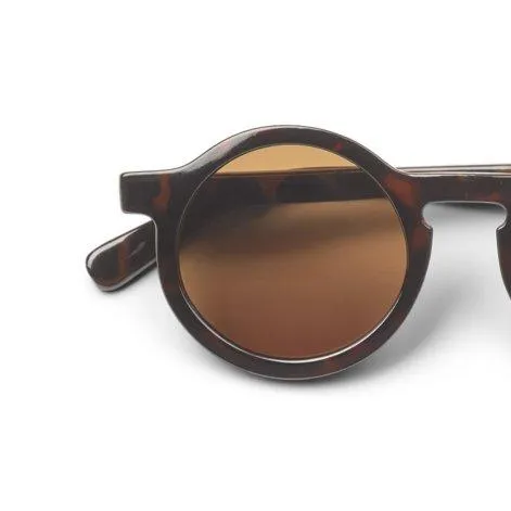 Darla Sunglasses Dark Tortoise - Shiny - LIEWOOD