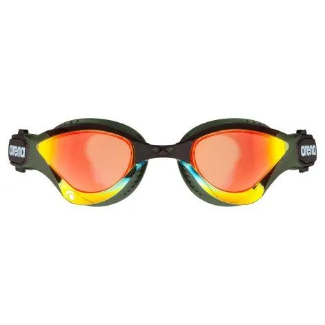 Swimming goggles Cobra Tri Swipe Mirror yellow copper/army - arena