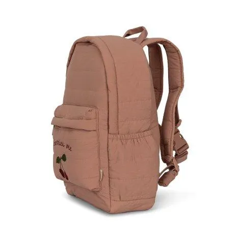 Juno Quilted Midi Cameo Brown backpack - Konges Sløjd
