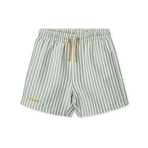 Duke Stripe Peppermint swim shorts - Crisp white - LIEWOOD