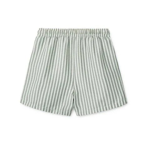 Duke Stripe Peppermint swim shorts - Crisp white - LIEWOOD