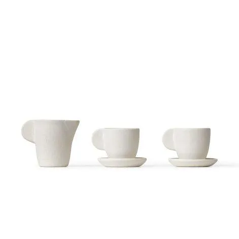Ceramic Miniature Tea Set Off-White - ferm LIVING