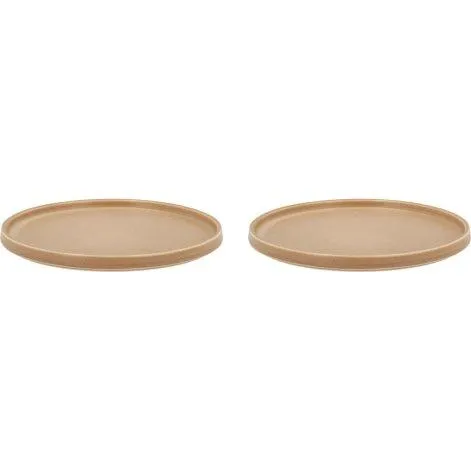 Fjord dinner plate, 2 pieces, cream - Villa Collection