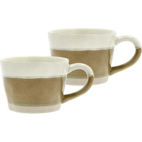 Universal cup Evig, 2 pieces, Cream/Rust brown - Villa Collection