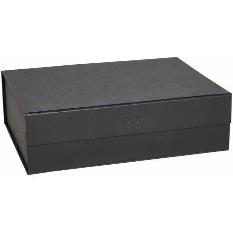 Storage box Hako, Black - OYOY