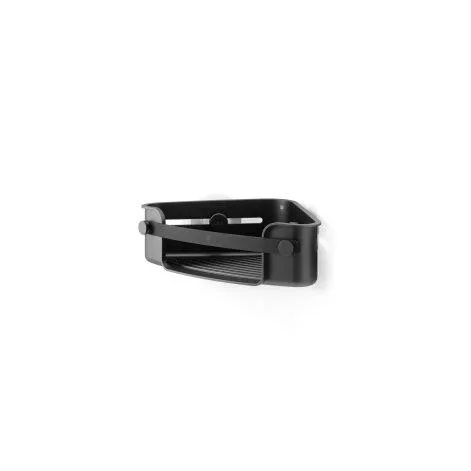 Bathroom utensil holder Flex Adhesive for corners, Black - Umbra