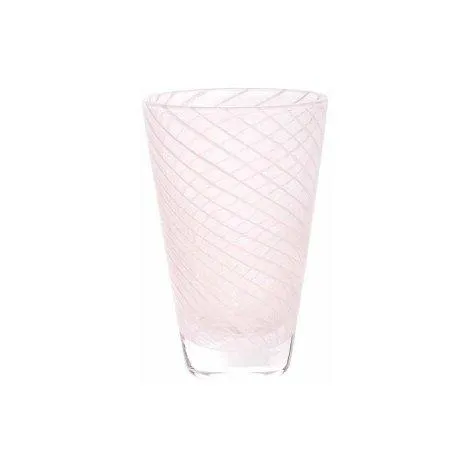 Drinking glass Yuka Swirl, 2 pieces, Light pink - OYOY