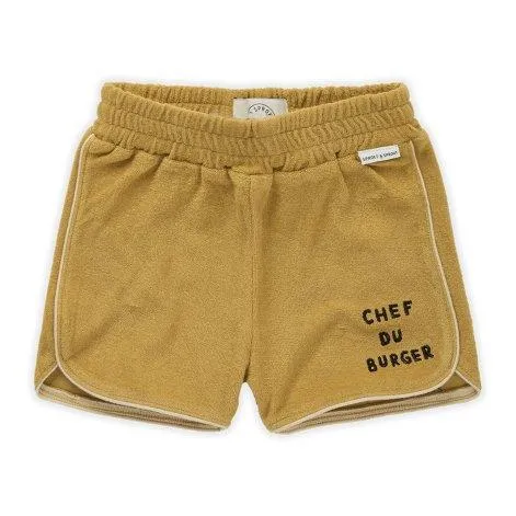 Shorts Terry Chef Du Burger Honey - Sproet & Sprout