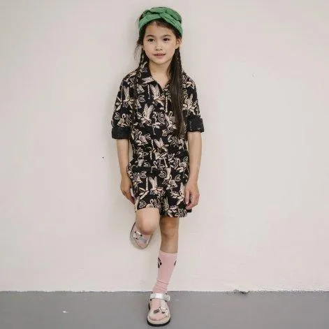 Shorts Tropical Print Black - Sproet & Sprout