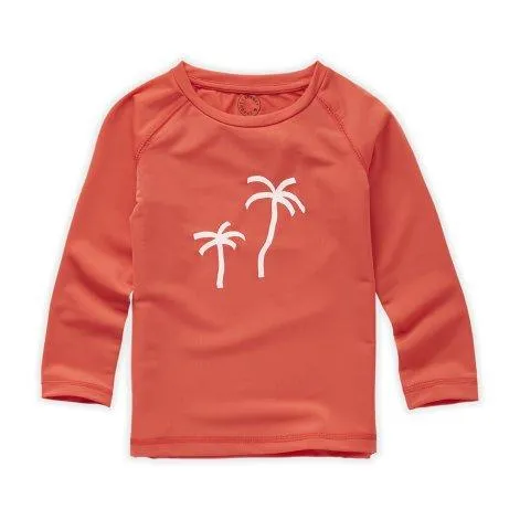 UVP Palmtrees Coral swim shirt - Sproet & Sprout
