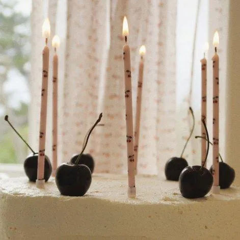 Birthday candles Print Cherry - Konges Sløjd