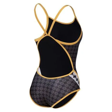 Arena 50th Super Fly Back swimsuit black multi/gold - arena