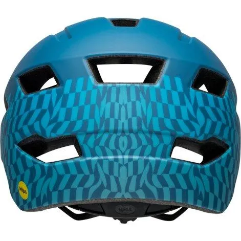 Sidetrack Child helmet matte blue wavy checks - Bell