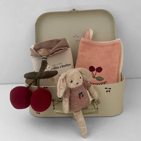 Birth gift suitcase Cherry Love - Stadtlandkind