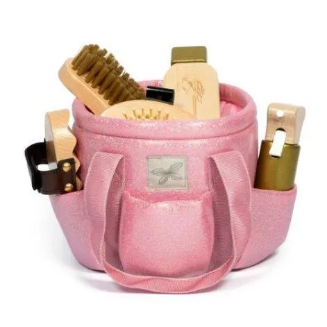 Sac pour ustensiles de soins Chevaux à pédales Pink Glitter - by ASTRUP