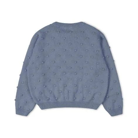 Popcorn Dove Blue sweater - MATONA