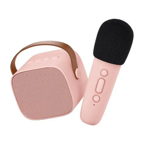 Rechargeable Wireless Speaker and Microphone Rose Pastel - Lalarma Copenhagen
