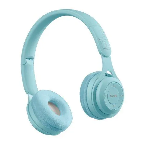 Kabelloser Bluetooth-Kopfhörer für Kinder Blue Pastel - Lalarma Copenhagen
