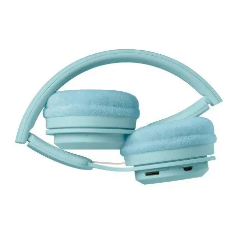 Kabelloser Bluetooth-Kopfhörer für Kinder Blue Pastel - Lalarma Copenhagen