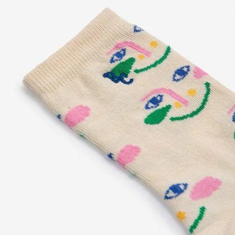 Chaussettes Smiling Face All Over - Bobo Choses
