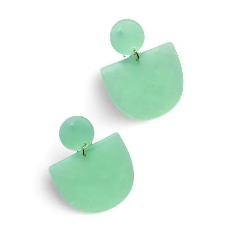Stud earrings Pastel turquoise - Claudia Nabholz