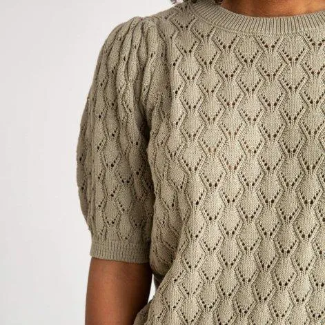 Adult knitted top khaki - MATONA