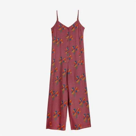 Adult Overall Fireworks Print Coral Pink - Bobo Choses