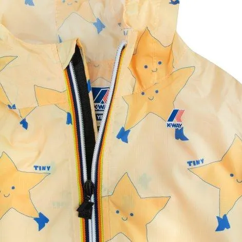 Jacket Tiny x K-Way Dancing Stars Mellow Yellow - tinycottons
