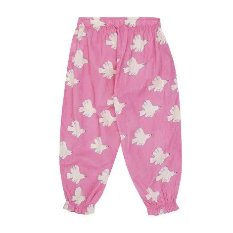 Trousers Doves Dark Pink - tinycottons
