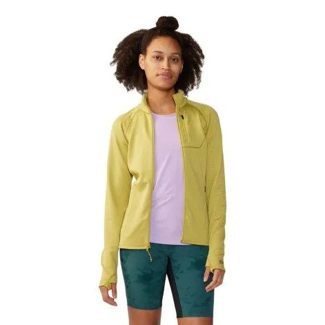 Glacial Trail fleece jacket bright olive 351 - Mountain Hardwear