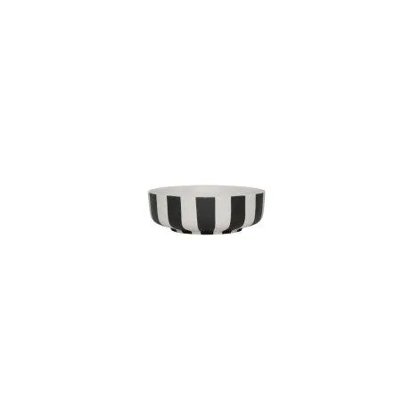 Decorative bowl Toppu Bowl small, black/white - OYOY