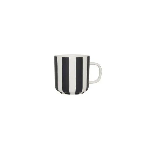 Toppu teacup, 1 piece, black/white - OYOY