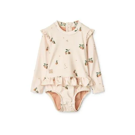 Sille Baby Printed Peach Shell swimsuit - LIEWOOD