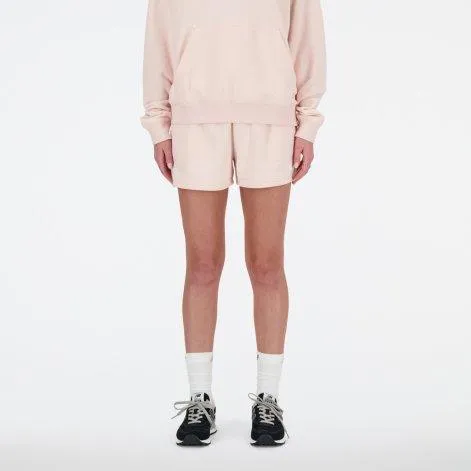 Essentials French Terry shorts, quartz pink - New Balance