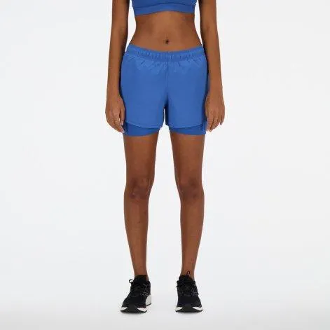 Shorts 2-in-1 Essentials 3 Inch, blue agate - New Balance