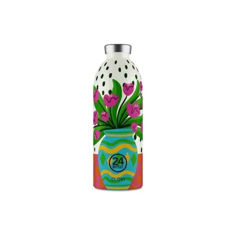Bouteille thermos Clima 850 ml, Fiori rose - 24Bottles